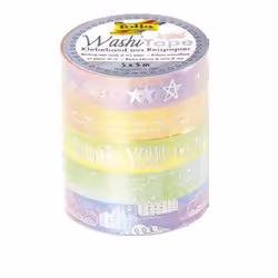 Folia 26449, Multicolore, Motif, 5 m, 10 mm, Emballé sous film plastique, 5 pièce(s)