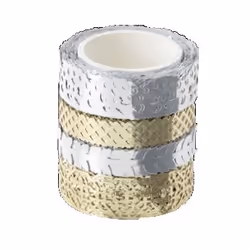 Folia 29402 scotch adhésif décoratif 5 m Or, Argent
