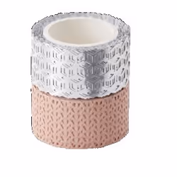 Folia 29202 scotch adhésif décoratif 5 m Rose, Argent