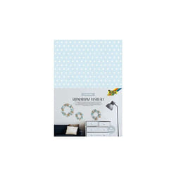 Folia - 40129 kit de loisirs créatifs pour 3 couronnes de différentes tailles avec étoiles en papier pour décoration intemporelle