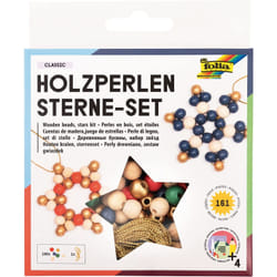 Folia 22521 perle Mélange de perles Bois Multicolore 160 pièce(s)