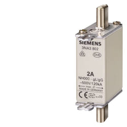 Siemens 3NA3812 fusible de sécurité Haut voltage 1 pièce(s)