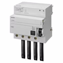 Bloc différentiel (disjoncteur) Siemens, avec les caractéristiques suivantes : 5 modules Connexion DIN (universelle pour tout ...
