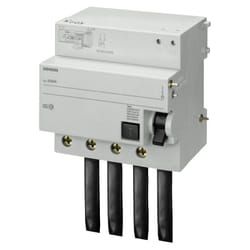 Siemens - Bloc différentiel 4P 100A 300mA type ac 5 modules pour 5SP4 5SM26470