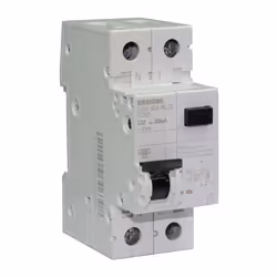 Présentation SIEMENS - Disjoncteur différentiel, 30 mA 32 A type AC - 5SU1353-1KL32 Produit 2 en 1 : Disjoncteur 16A et Inter ...