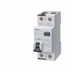 1pole + interrupteur différentiel magnétothermique neutre 6A pour rail DIN