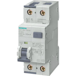 Siemens earth leakage circuit breaker 4.5ka 6ka 1p+n curve c 32a ac type 5su13531kk32