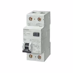 SIEMENS DIFFERENTIEL MAGNETOTHERMIQUE 1P+N C CURVE 6A 6KA 5SU1356-1KK06 Description du produit Le disjoncteur différentiel ma ...