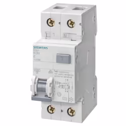 Différentiel magnétothermique Siemens, protection combinée contre les courts-circuits, les surcharges et les fuites de couran ...