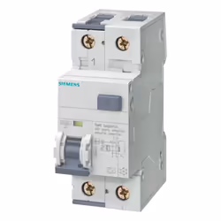 Différentiel magnétothermique Siemens, protection combinée contre les courts-circuits, les surcharges et les fuites de couran ...