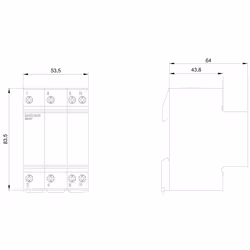 Siemens Support pour fusible cylindrique - Vue supplémentaire 3