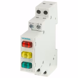 Il dispositivo di segnalazione dei semafori Siemens è dotato di tre lampade con tensione d'esercizio di 230 V. è dotato di tr ...