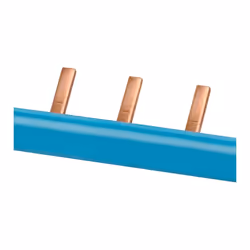 Peigne universel d'alimentation électrique pour tableaux électriques phase + neutre. Alimente directement la phase et le neut ...