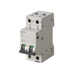 Siemens modular circuit breaker 2p 6ka 16a 5sl62167bb