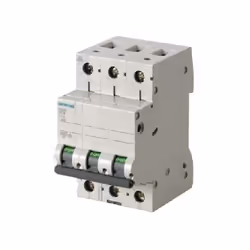SIEMENS MODULAR MAGNETOTHERMIC SWITCH 6KA 3 POLES 40A 5SL63407BB Description du produit Le disjoncteur modulaire Siemens est  ...