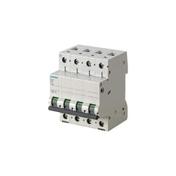 Siemens - 5SL6425-7 4P 25A 6kA Automatic Magnetothermal Circuit Breaker