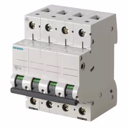 Interruttore magnetotermico Siemens, 4 moduli, attacco DIN (universale per qualsiasi centralino in commercio), poli 4P, 32 am ...