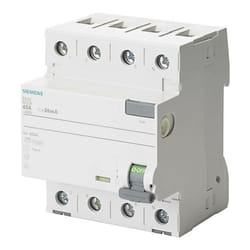 Siemens - 5SV33466 Interrupteur différentiel a 4 pôles 63 a 0.03 a 400 v W960501