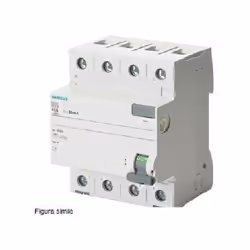 SIEMENS INTERRUPTEUR DIFFERENTIEL 4 PÔLES 25A 30MA AC TYPE 5SV4342-0 Interrupteur différentiel idéal dans les installations é ...