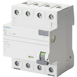 Siemens - 5SV33446KL Interrupteur différentiel a 4 pôles 40 a 0.03 a 400 v