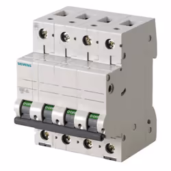 Interrupteur magnétothermique: 4 modules raccord DIN - (attaque universelle pour n'importe quel standard sur le marché) (Marq ...