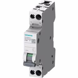 description DISJONCTEUR 230V 6KA, 1+N-PÔLE/1TE B10 disjoncteur-protecteur SENTRON 5SL pour une protection sûre contre les cou ...