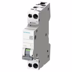 Interruttore magnetotermico Siemens, 1 modulo, attacco DIN (universale per qualsiasi centralino in commercio), 1P+N, 25 amper ...