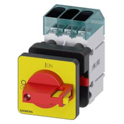 Siemens - Sectionneur à coupure en charge rouge, jaune 3 pôles 16 mm² 16 a 690 v/ac 3LD30500TK13