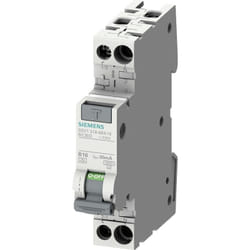 Interrupteur différentiel/Disjoncteur de protection Siemens 5SV13166KK06 2 pôles 6 a 0.03 a 230 v C094351