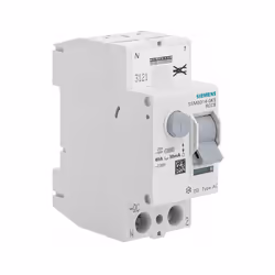 Description produit : SIEMENS Interrupteur Différentiel Auto 40A 30mA TYPE AC 230V. Pour protéger les personnes de tout risqu ...