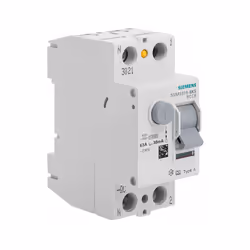 Description produit : SIEMENS Interrupteur Différentiel Auto 63A 30mA TYPE A 230V. Pour protéger les personnes de tout risque ...
