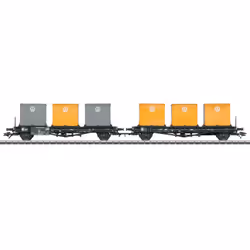 Märklin Type Laabs Container Transport Car pièce pour modèle à l'échelle et accessoires Wagon à marchandises
