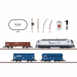 Märklin 81875, Modèles de train et de chemin de fer, Kit de montage, Z (1:220), "Modern Freight Service" Starter Set with a C ...