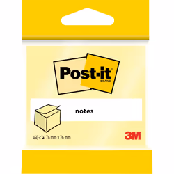 Post-It Giallo Canary Carré Jaune 450 feuilles Auto-adhésif