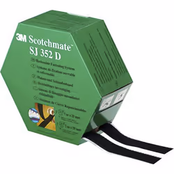 Largeur = 25mm Longueur = 5m Type de crochet = Crochets et Boucles Couleur = Noir Pré-découpé = Non Série = Scotchmate™ Fixat ...