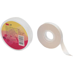 3M - Ruban adhésif toilé Scotch® 27 SCOTCH27U-12X20 blanc (l x l) 20 m x 12 mm caoutchouc 1 pc(s)