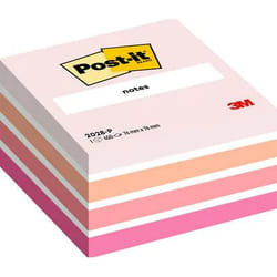 Post-It 2028-P Carré Orange, Rose, Blanc 450 feuilles Auto-adhésif