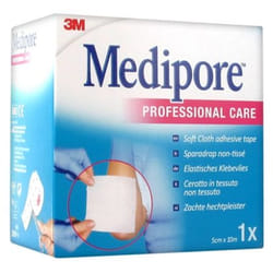 3M Medipore Professional Care Sparadrap Non Tissé 5 cm x 10 m