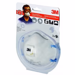 3M 8822C3 Masque anti-poussière 3 pièce(s) FFP2