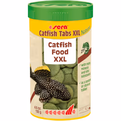 sera Catfish Tabs XXL Nature, Poisson d'aquarium, Nourriture sèche pour poisson, Comprimé, Vitamine A, Vitamine B1, Vitamine  ...