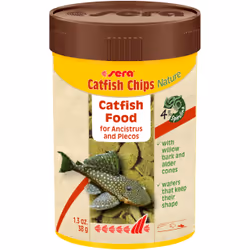 sera Catfish Chips Nature, Poisson d'aquarium, Nourriture sèche pour poisson, Croquette, Vitamine A, Vitamine B1, Vitamine B2 ...