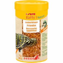 sera Raffy, Tortue, Universel, Shrimps (44%), gammarus (43%), fish, krill., 250 ml, 36 g