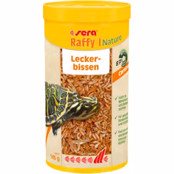 sera Raffy, Tortue, Universel, Shrimps (44%), gammarus (43%), fish, krill., 1000 ml, 145 g