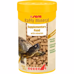sera Raffy Mineral, Tortue, Universel, corn starch, wheat gluten, fish meal, calcium carbonate, wheat flour, brewers yeast, f ...