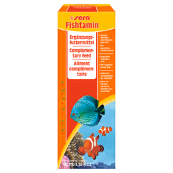 sera Fishtamin, Poisson d'aquarium, Poisson congelé, Croquette, Vitamine A, Vitamine B, Vitamine B12, Vitamine B2, Vitamine B ...