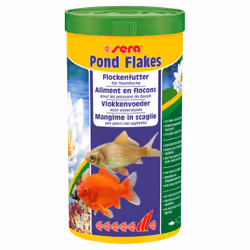 sera Pond Flakes, Poisson d'aquarium, Nourriture sèche pour poisson, Flocon, Vitamine A, Vitamine B1, Vitamine B2, Vitamine C ...