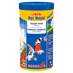sera Koi Royal Medium, Vivier, Nourriture sèche pour poisson, Granule, Vitamine A, Vitamine B1, Vitamine B2, Vitamine C, Vita ...
