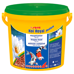 sera Koi Royal Medium, Vivier, Nourriture sèche pour poisson, Granule, Vitamine A, Vitamine B1, Vitamine B2, Vitamine C, Vita ...