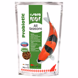 sera Koi All Seasons Probiotic, Vivier, Nourriture sèche pour poisson, Comprimé, Vitamine A, Vitamine B1, Vitamine B2, Vitami ...