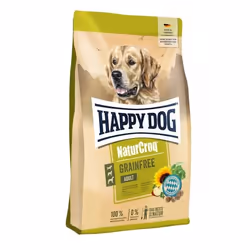 Happy Dog NaturCroq Grainfree, Adulte, Toutes races, Volaille, Saumon, 15 kg